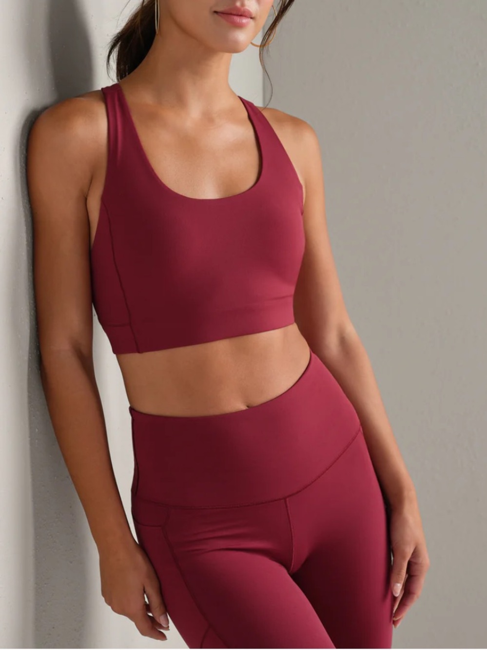 NWT Rhine Revive Sports Bra & 7/8 Pocket Legging Set sz XS
